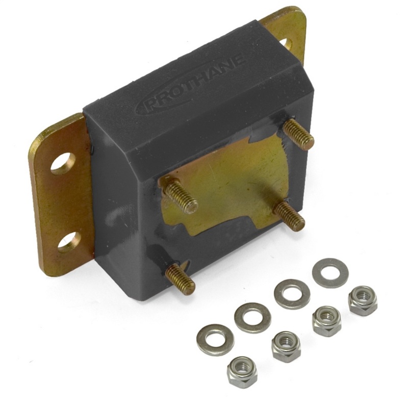 Jeep Wrangler Transmission Mount - Rugged Ridge - Black Polyurethane - Black - `97-`06